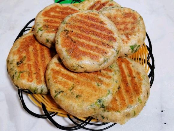 低脂低卡路里减肥餐：青花椒椒盐全麦蔬菜饼