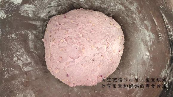 紫薯小米奶酪拉丝免揉面包-宝宝辅食早餐-孕妇哺乳期零食