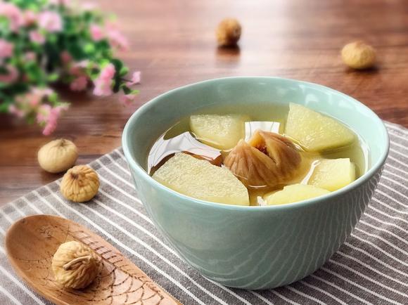 润肺止咳 去燥润肺 无花果苹果糖水