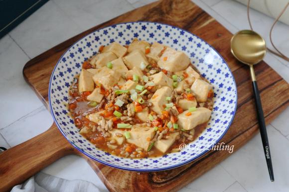 可以常给孩子吃，高蛋白增强免疫力-肉末烧豆腐