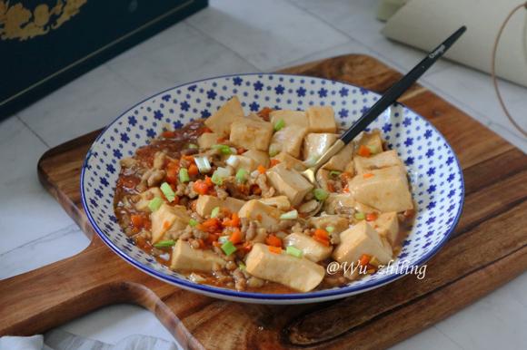 可以常给孩子吃，高蛋白增强免疫力-肉末烧豆腐