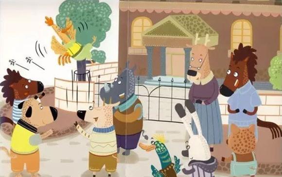 幼儿绘本：勇敢的小公鸡