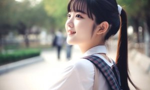 学生中长发发型怎么扎比较好？
