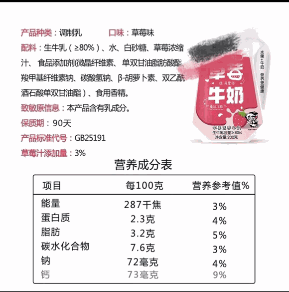 调制乳和纯牛奶的区别宝宝喝哪种好?