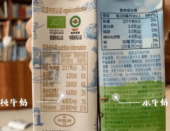 调制乳和纯牛奶的区别宝宝喝哪种好?