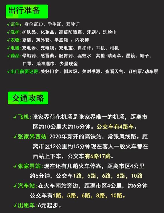 张家界旅游路线（张家界旅游路线图）