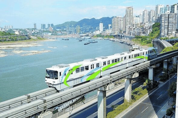 重庆轻轨2号线全线站点及二号线停运时间？