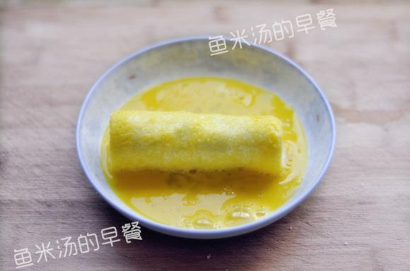 宝宝营养辅食早餐小零食点心：鸡蛋土司香蕉卷