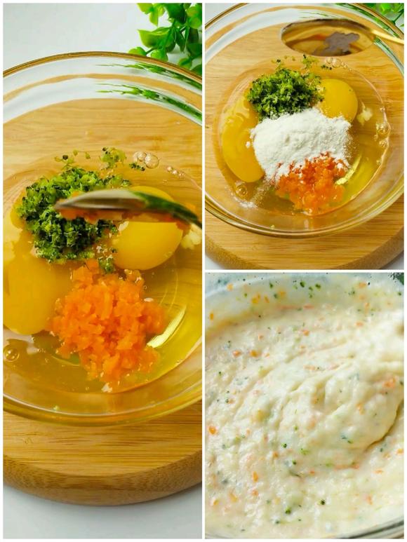 蔬菜米粉蒸糕的做法【宝宝辅食食谱】