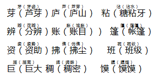 【期中复习】小学语文三年级上册1-4单元知识汇总