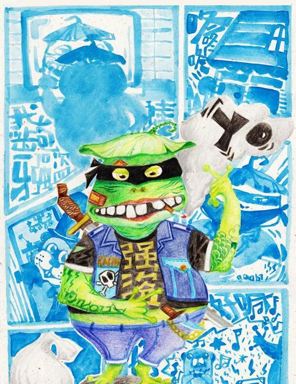绘本故事：龅牙强盗蛙