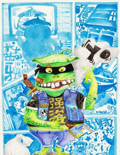 绘本故事：龅牙强盗蛙
