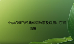 小学必懂的经典成语故事及应用：东拼西凑