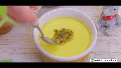 提高宝宝免疫力——百香果布丁 宝宝辅食食谱