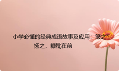 小学必懂的经典成语故事及应用：簸之扬之，糠秕在前