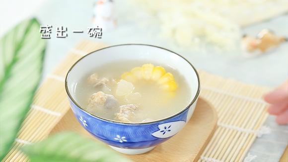 增强免疫力，夏季养生汤：冬瓜玉米排骨汤
