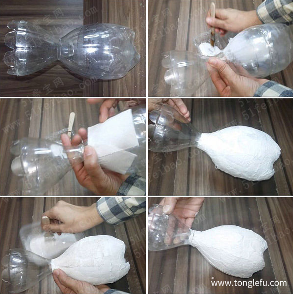 变废为宝：用饮料瓶DIY制作中国风面谱文化装饰花瓶【实用好看】