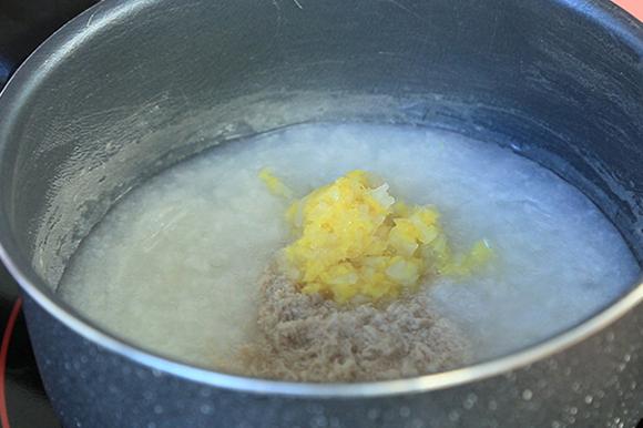 宝宝食疗食谱！健脾开胃增强免疫力-娃娃菜莲藕猪肉粥