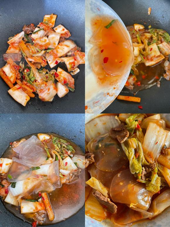 泡菜炒牛肉，高蛋白提高免疫力！