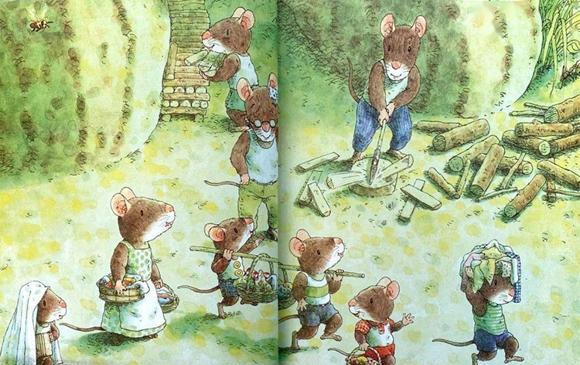 幼儿绘本故：十四只老鼠洗衣服