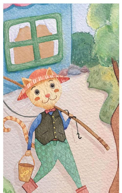 绘本：猫先生钓鱼