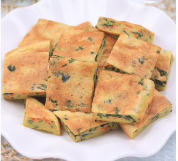 宝宝辅食:山药菠菜饼