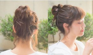 中长发怎么扎花苞头好看又甜美