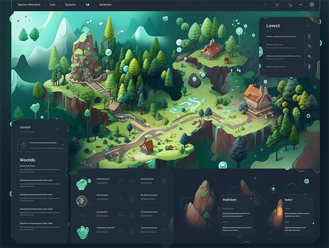 借助Midjourney创造出杰出的UI界面，40+关键词分享