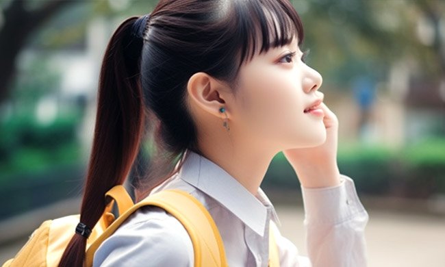 学生MM中长发要什么发型好看？