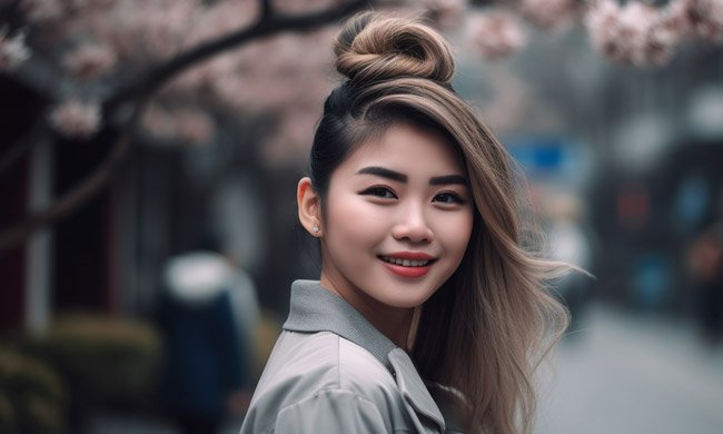 中长卷发能编发、扎发吗？
