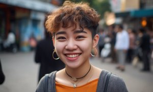 齐刘海短发好看吗？适合什么脸型？